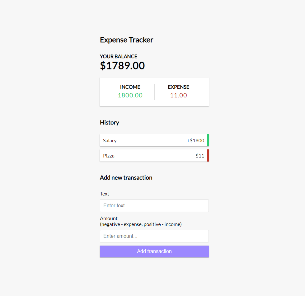 Expense Tracker